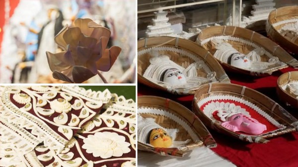 Bengal’s tradition of Sholapith craft that transforms wetland plants into divine idols (Picture credit: Instagram)