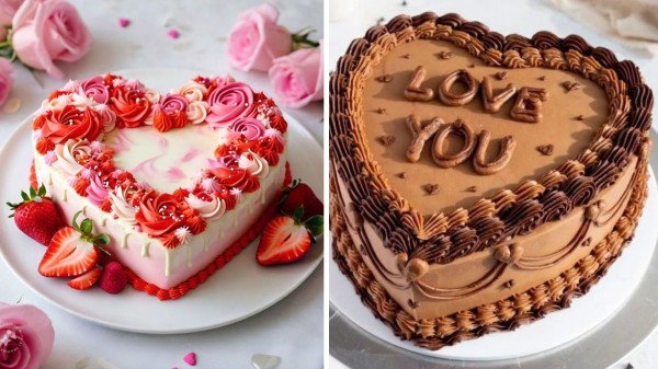 Valentine’s Day cake designs that feel special and celebratory (Picture credit: Pinterest)