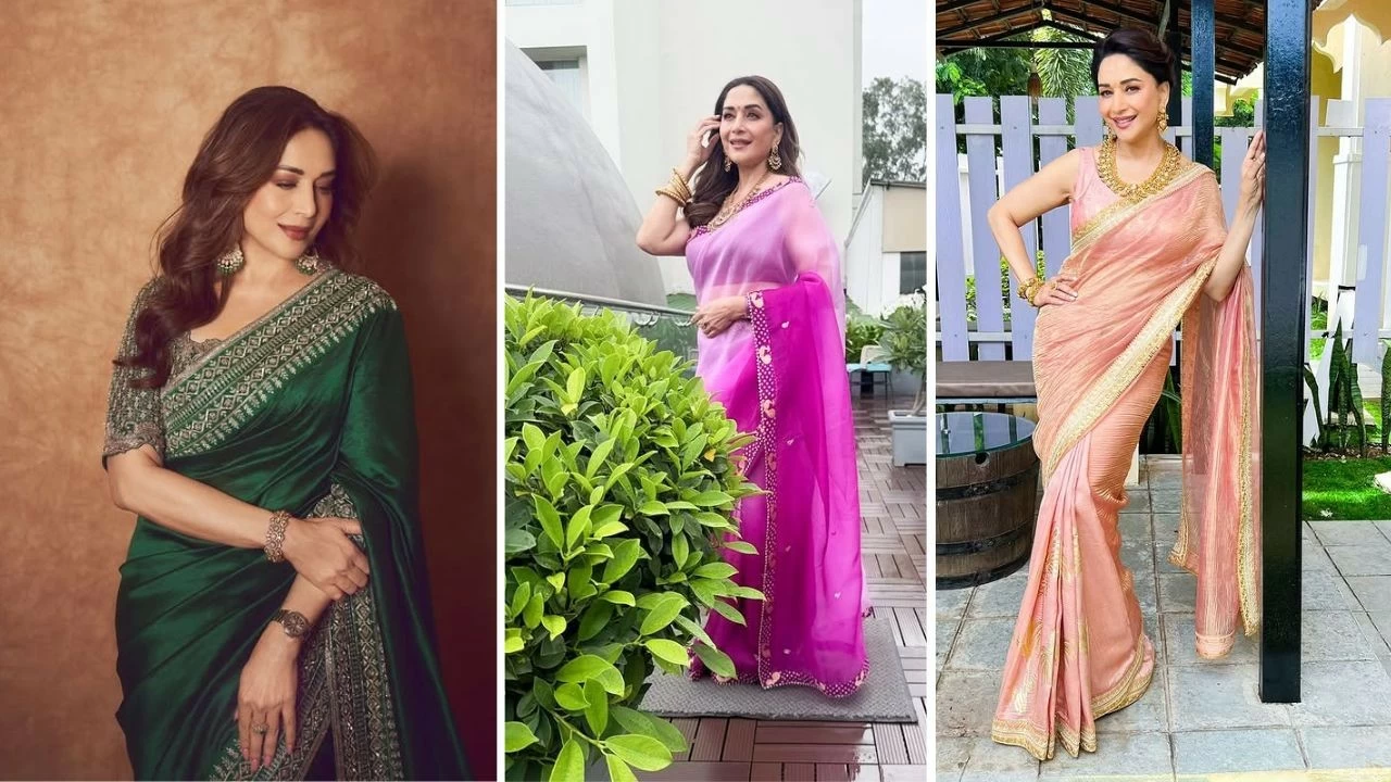 Madhuri Dixit stuns in regal green saree; her top ethnic looks to turn for wedding inspiration (Picture credit: Instagram)