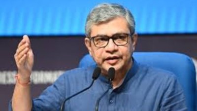 Union railway minister Ashwini Vaishnaw briefing about railway allocation in budget to various states