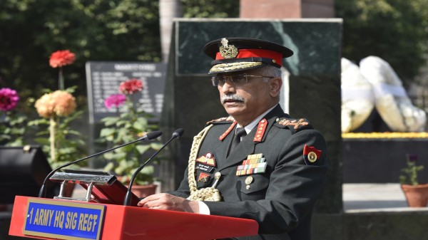 Former Army chief MM Naravane’s book is yet to be published and awaiting the approval of the Ministry of Defence (MoD). (Photo Credit: Sunil Ghosh/HT via Getty Images)