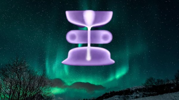 Mysterious figure appears in sky during extreme solar storms